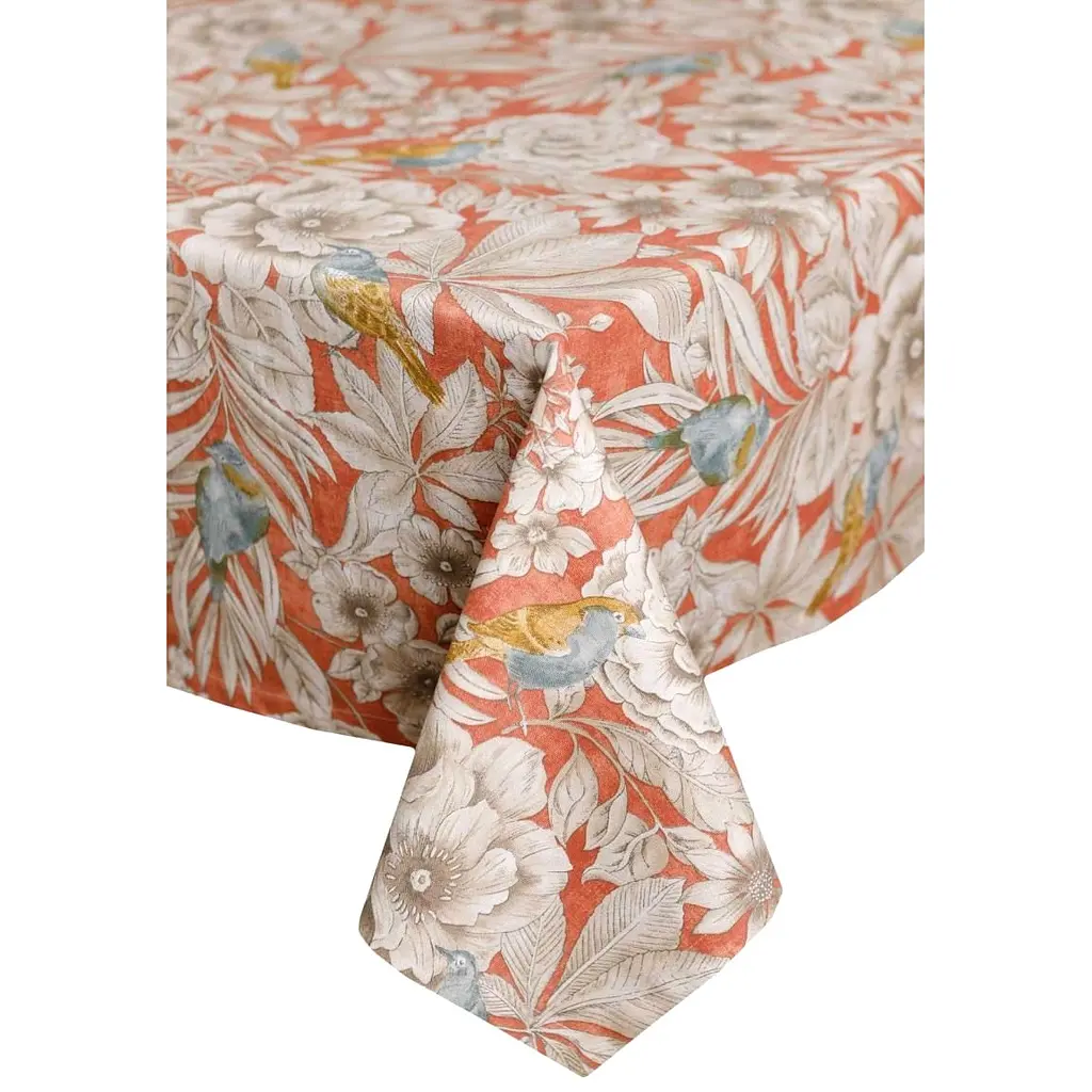 Скатерть Прованс Птичка на терракоте 220x133 см (34771) - фото 2