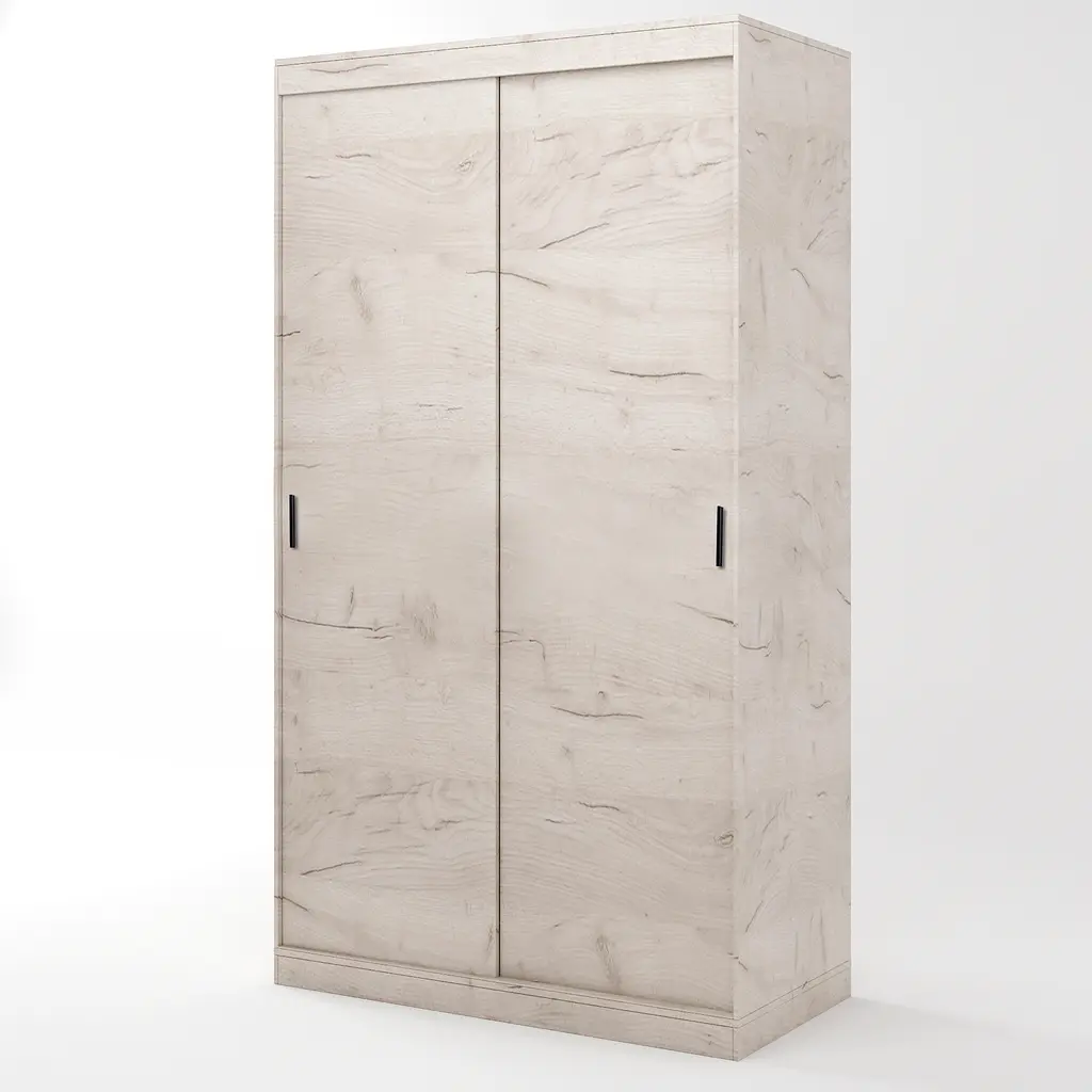 Шафа-купе дводверна Еверест Соната 1400 140х60х217 см Дуб Крафт Білий (DTM-2731) - фото 2