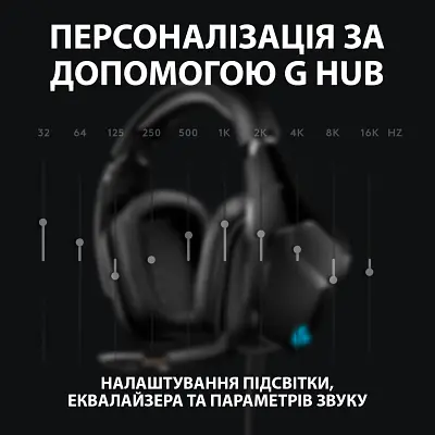 Навушники Logitech G635 Gaming Headset USB (981-000750) - фото 5