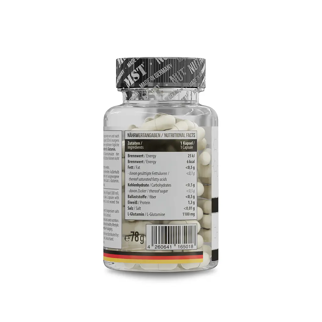 MST Глютамін Вегетаріанський L-Glutamine Vegetarian 1100 мг - 60 капсул - фото 2