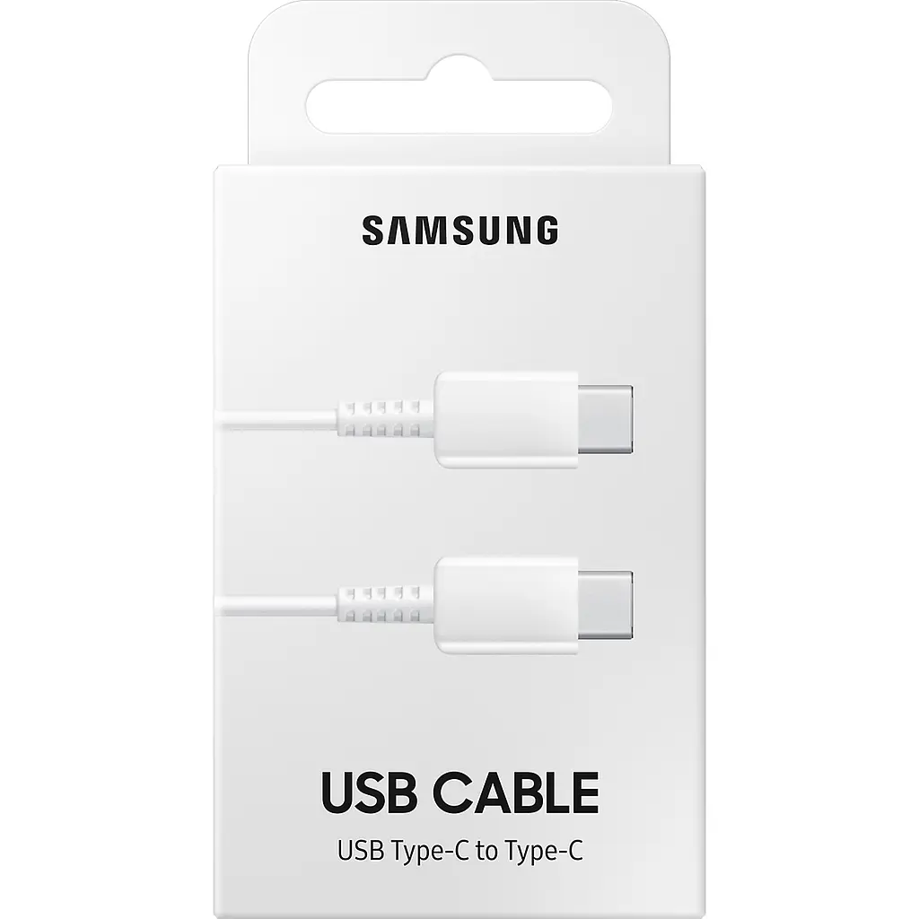 Кабель Samsung USB-C to USB-C 60W White (EP-DA705BWRGRU) [97781] - фото 4