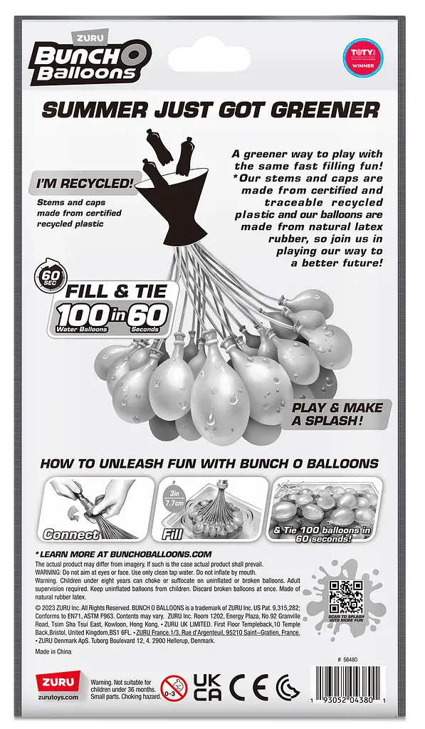 Ігровий набір Водні кульки Тропік 100 шт. Bunch O Balloons det0018740 - фото 3