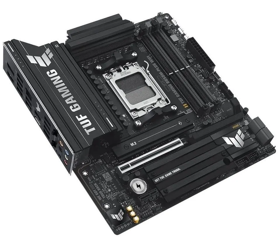 Материнська плата ASUS TUF GAMING B850M-PLUS WIFI (TUF GAMING B850M-PLUS WIFI) (Socket AM5, AMD B850, Micro-ATX) - фото 2