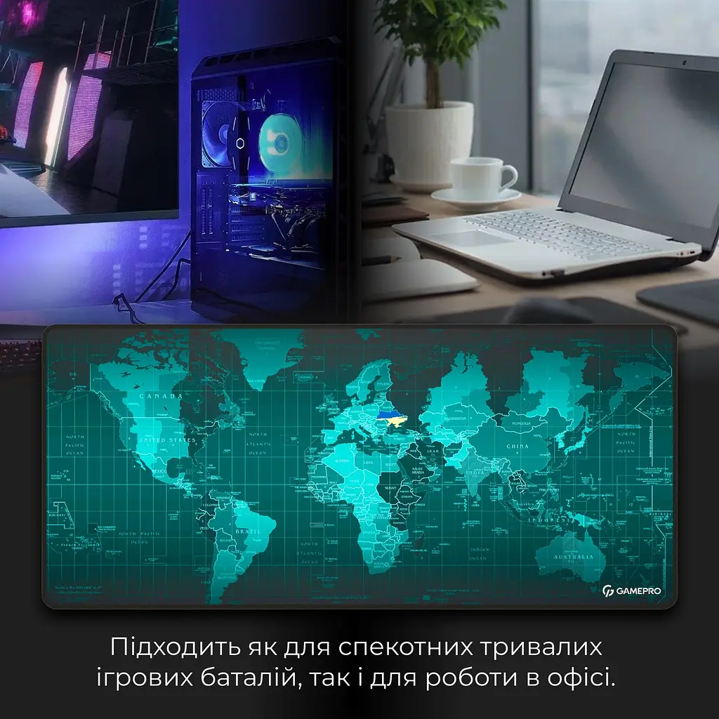 Ігрова поверхня GamePro Speed/Control Black (MP275M) - фото 10