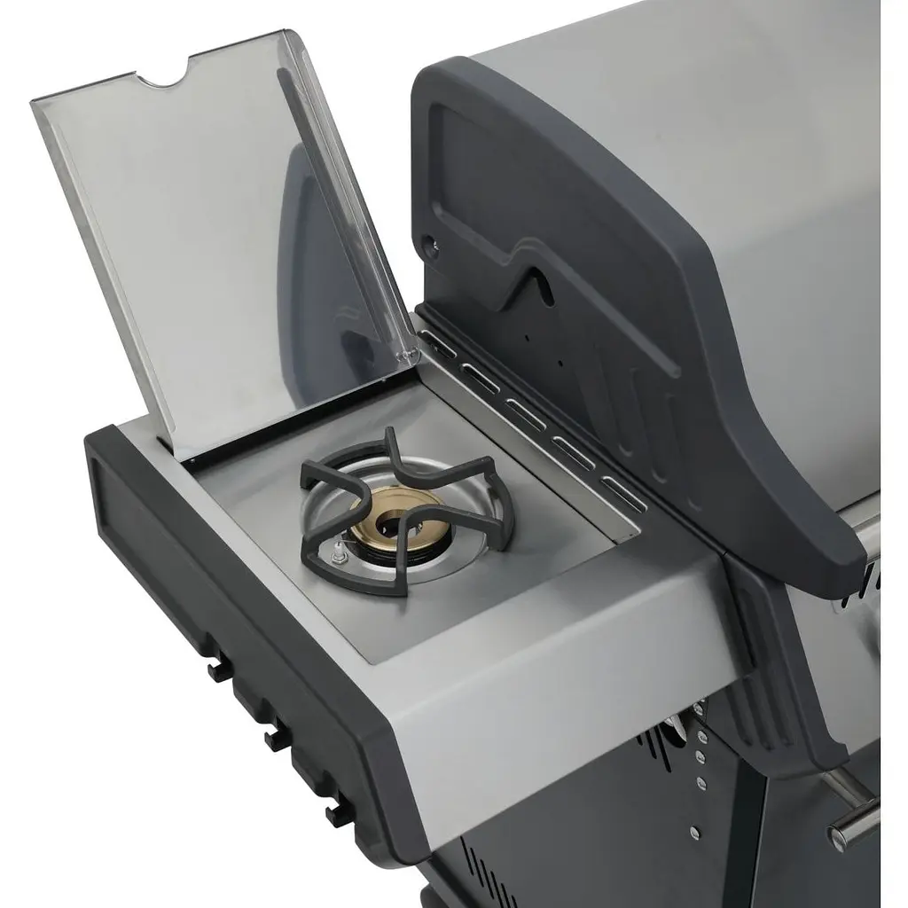 Газовый гриль Santos S-401 с боковой горелкой, нержавеющая сталь (900266) - фото 5