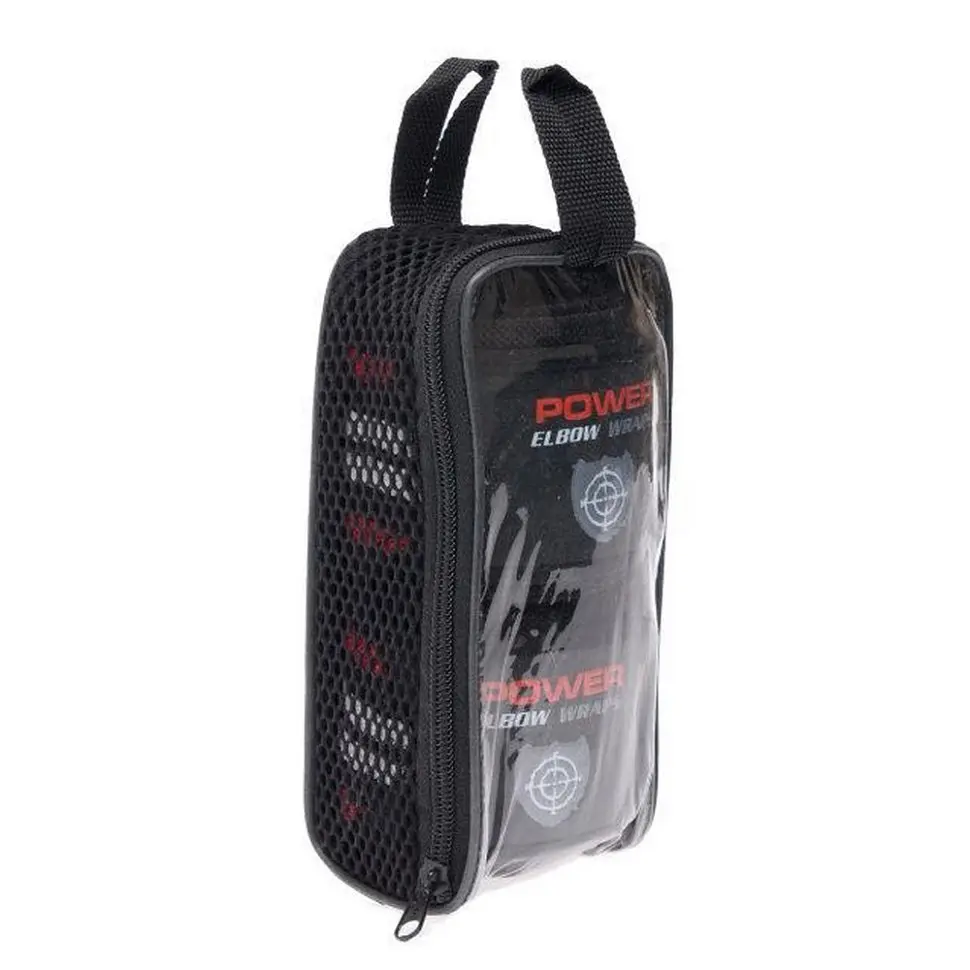 Бинти на лікоть PS-3600 Elbow Wraps Power System PS-3600_Red-Black, Red/Black (пара) - фото 3
