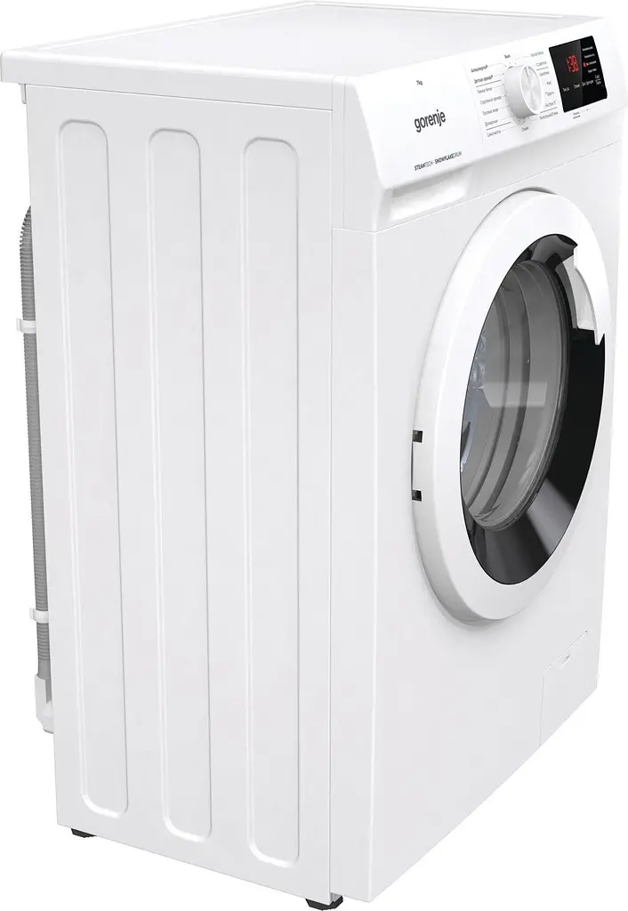 Пральна машина Gorenje з фронтальним завантаженням WHE72SFS, 7кг, 1200, A+++, Пар, глибина 46см, Дисплей, Білий (WHE72SFS) - фото 7