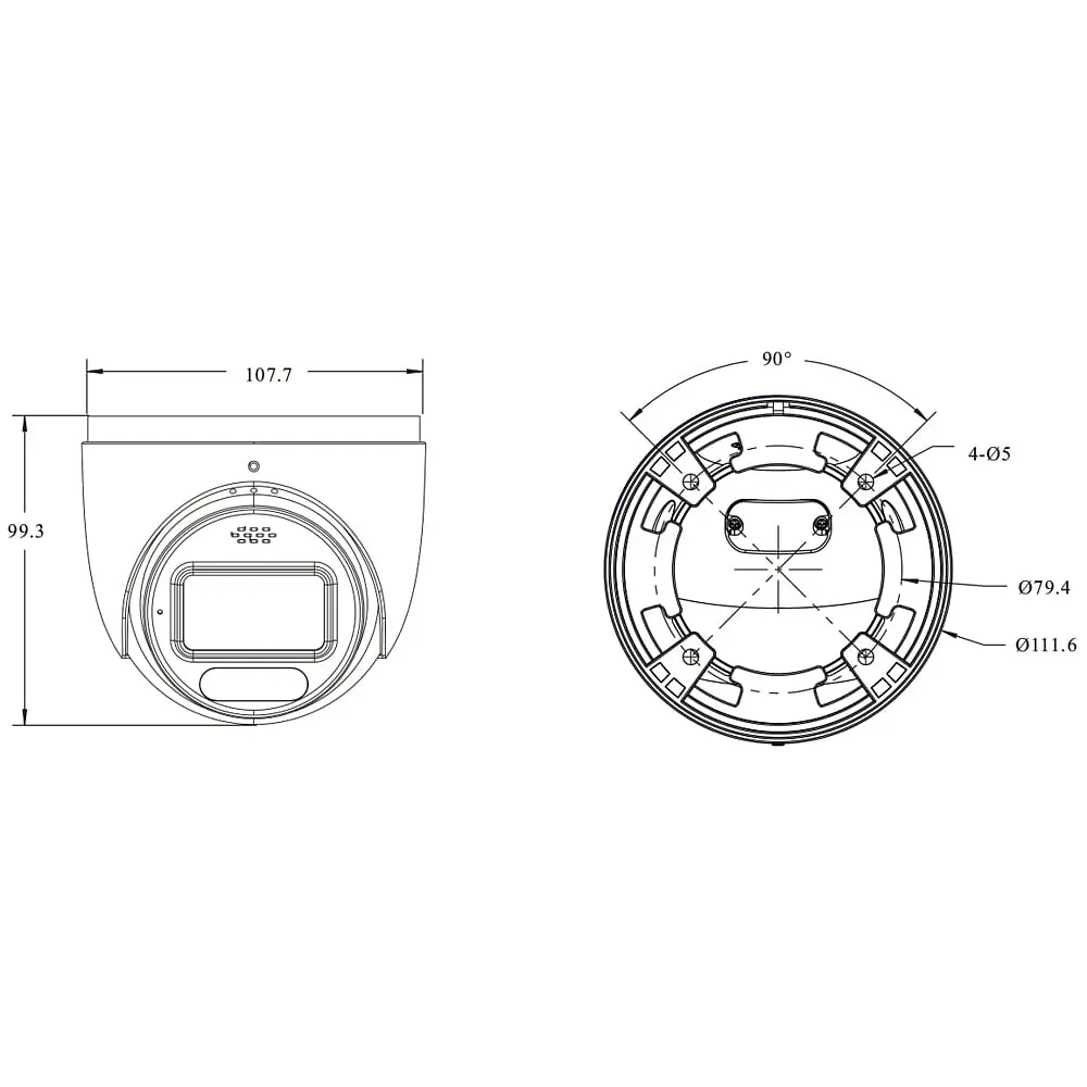 IP-відеокамера 6Mp TVT TD-9565S4-PA(D/PE/AW3) White f=2.8mm, ІЧ+LED-підсвічування, з мікрофоном (77-00491) - фото 2