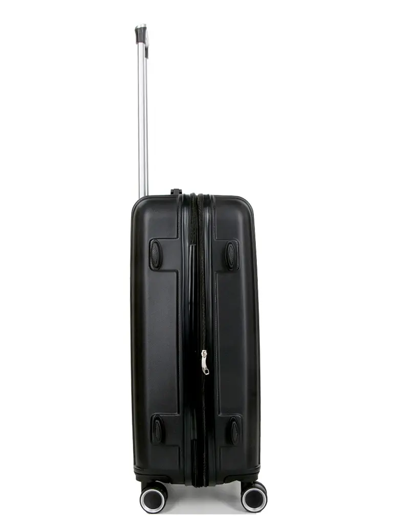 Валіза полікарбонат середній (M) Airtex 623 70л 66x42x26см Чорний (Black) - фото 2