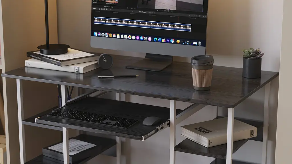 Компьютерный стол Тим 75x140x60 белый ДСП Сосна Кембра 16мм FRD-102301 - фото 6