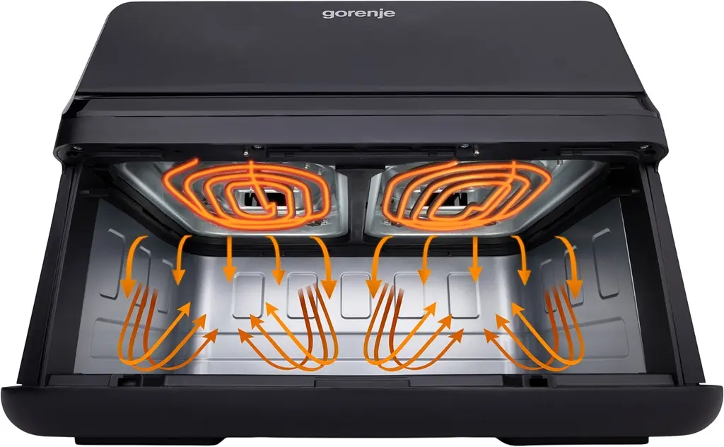 Мультипіч Gorenje 2700Вт 9л сенсорне керування 8 програм пластик чорний - фото 9