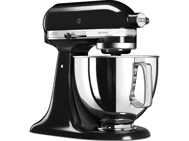 Кухонна машина KitchenAid Artisan 5KSM125EOB з відкидним блоком 4.8 л чорна - фото 2