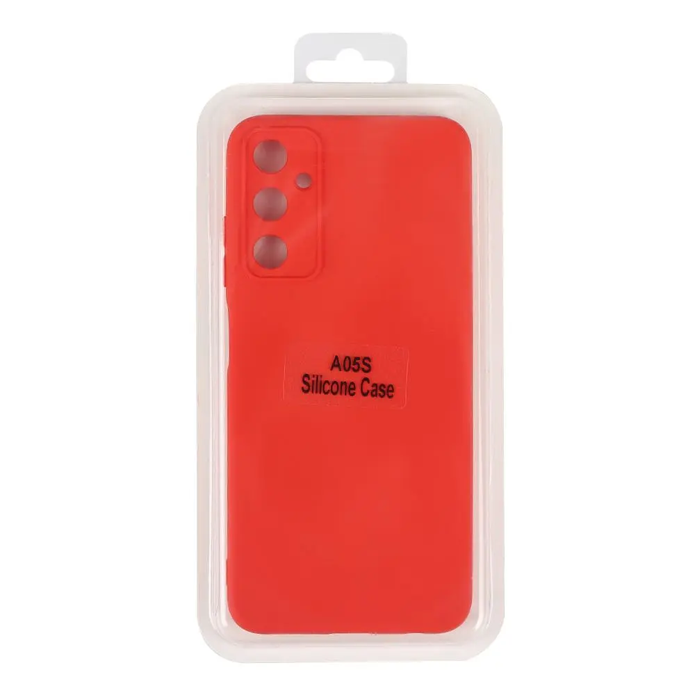 Чохол Silicone Cover з рамкою камери Samsung Galaxy A05s Red - фото 2