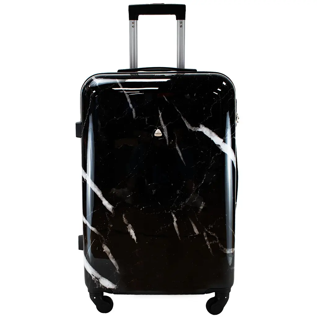 Валіза велика Semi Line 28 дюймів (L) Polycarbonate/ABS-Plastic Black Marble (T5730-3) - фото 2