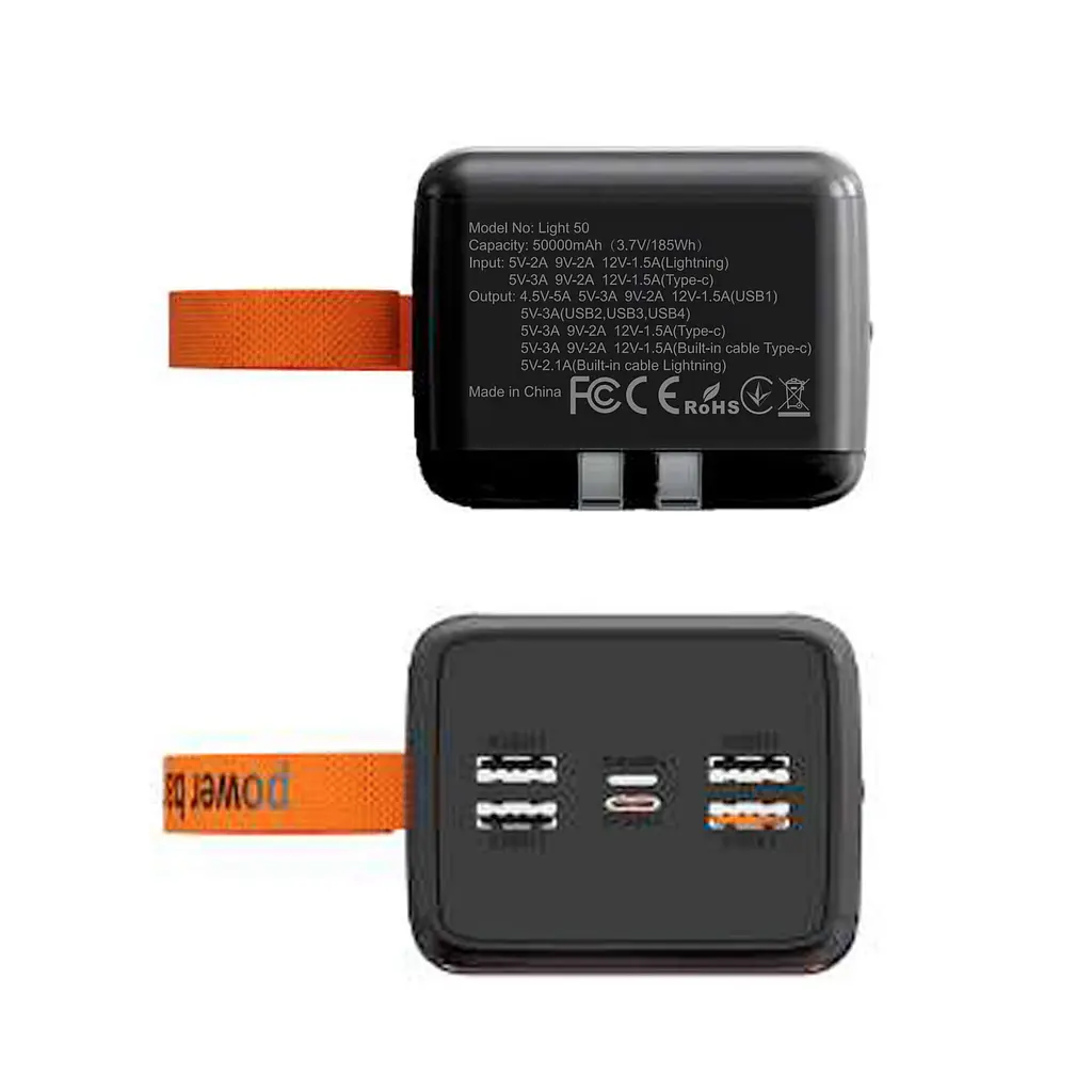 Зовнішній акумулятор (павербанк) Aspiring Light 50 PD22.5W 50000 mAh - фото 3