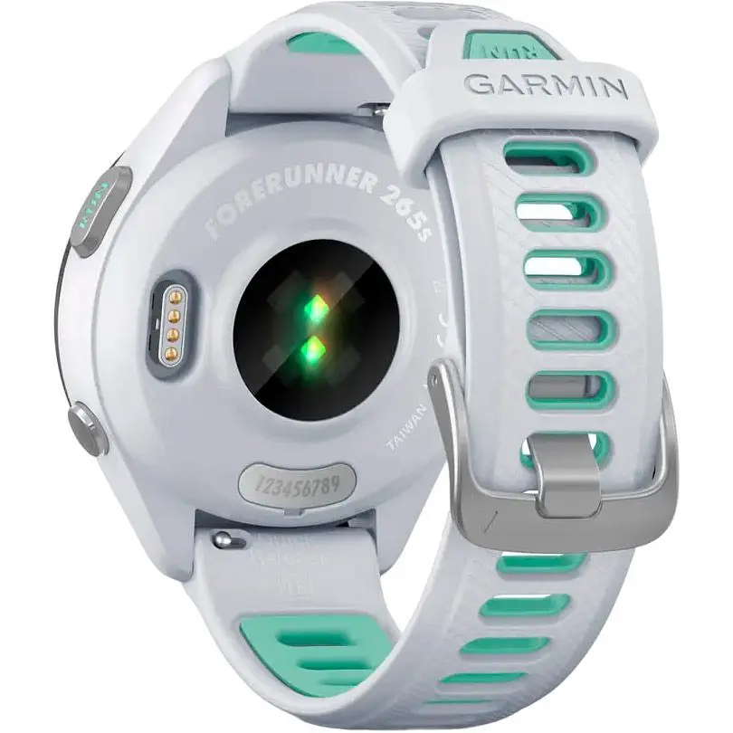 Смарт-годинник Garmin Forerunner 265S Black Bezel with Whitestone Case and Whitestone/Neo Tropic Silicone Band [010-02810-04] [89363] - фото 8