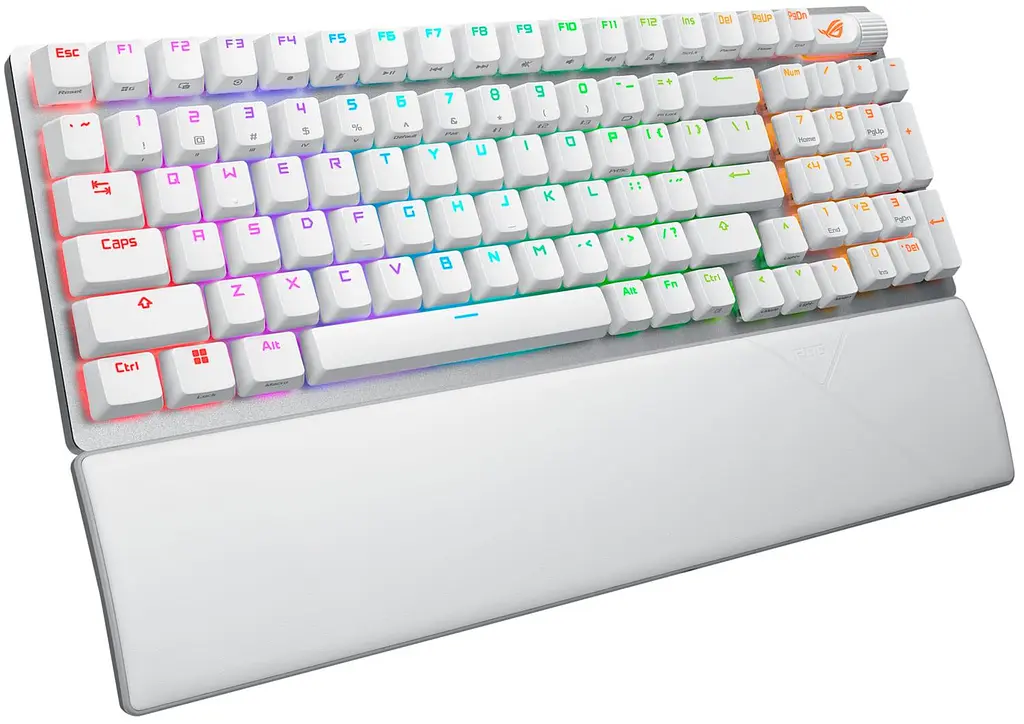 Клавіатура ASUS ROG Strix Scope II NX Snow Wireless EN RGB White (90MP037A-BKUA30) - фото 4