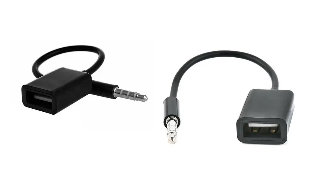 Перехідник Audio USB для iPod Shuffle Jack TRRS M USB AF, чорний