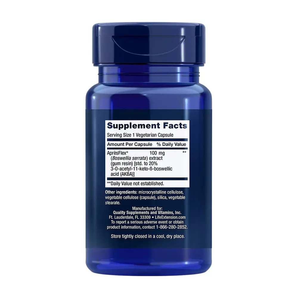Екстракт босвеллії Life Extension 5-Lox Inhibitor, 60 вегакапсул для підтримки суглобів - фото 2