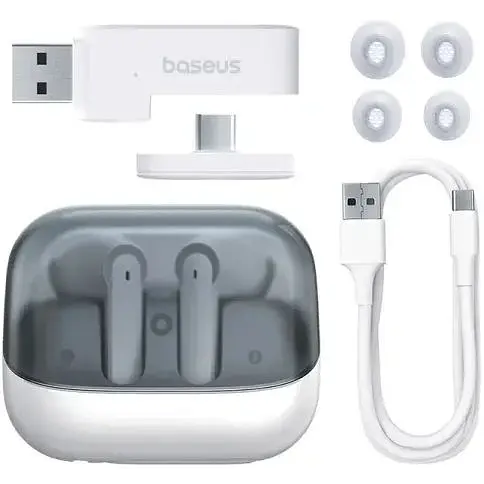 Бездротові навушники Baseus AeQur G10 True Wireless Earphones A00055400221-00 White - фото 6