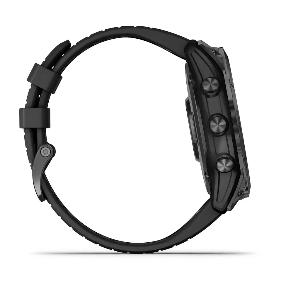Смарт-годинник Garmin Fenix 7X Pro Sapphire Solar Edition Carbon Gray DLC Titanium with Black Band [010-02778-10] [86520] - фото 7