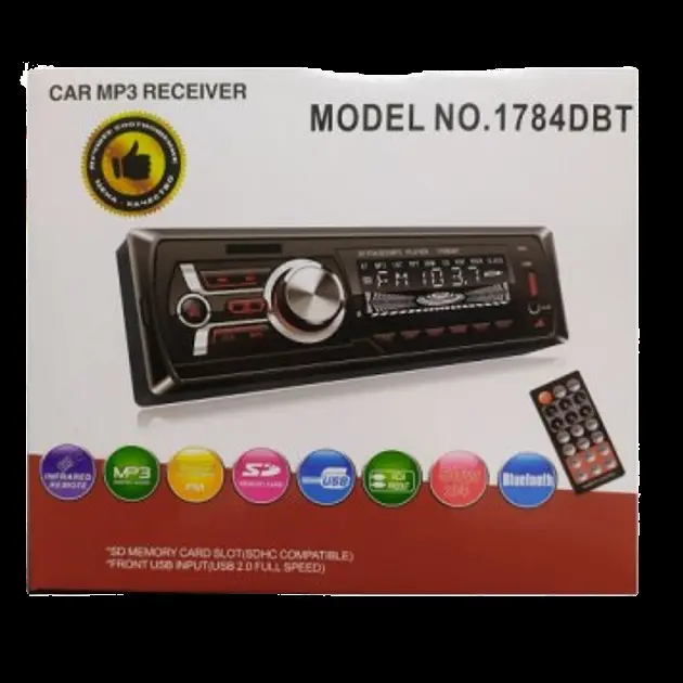 Автомагнитола 1DIN MP3 1784BT Bluetooth, USB-зарядка, XPRO (14244_544) - фото 2