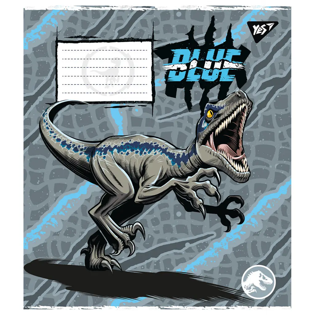 Зошит Yes Jurassic world 12 аркушів лінія (767225), в асортименті - фото 5