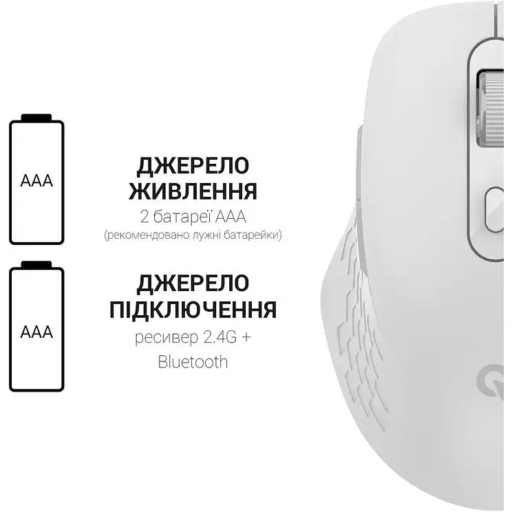 Миша OfficePro Wireless біла (M230W) - фото 11