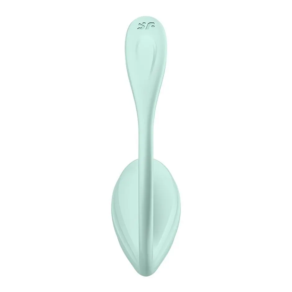 Смарт-віброяйце Satisfyer Smooth Petal Connect App Mint - фото 6