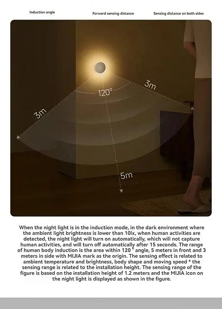 Нічний світильник Xiaomi Mijia Night Light 3 Version BHR8798CN - фото 8