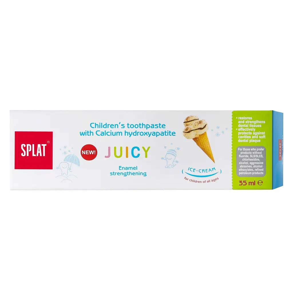 Дитяча зубна паста Splat Juicy Морозиво 35 мл - фото 6