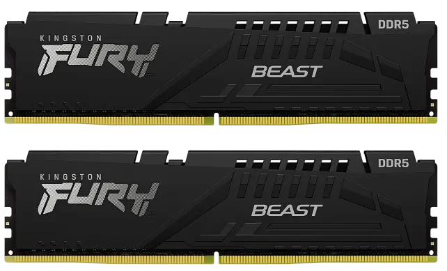 Оперативна пам'ять Kingston Fury 32GB (2x16GB) DDR5 6000MHz Beast Black (KF560C30BBK2-32)