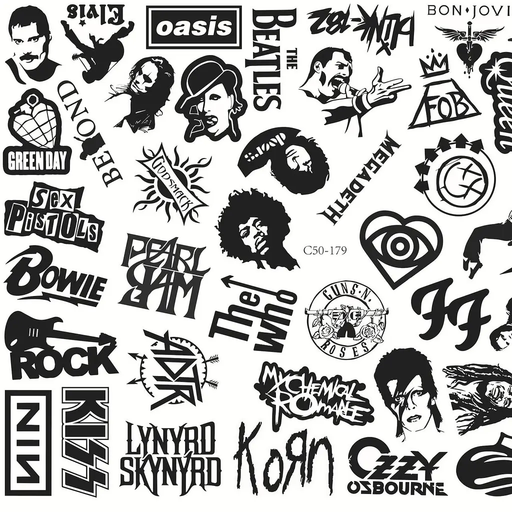 Стикерпак GeekLand Rock 100 штук - фото 3