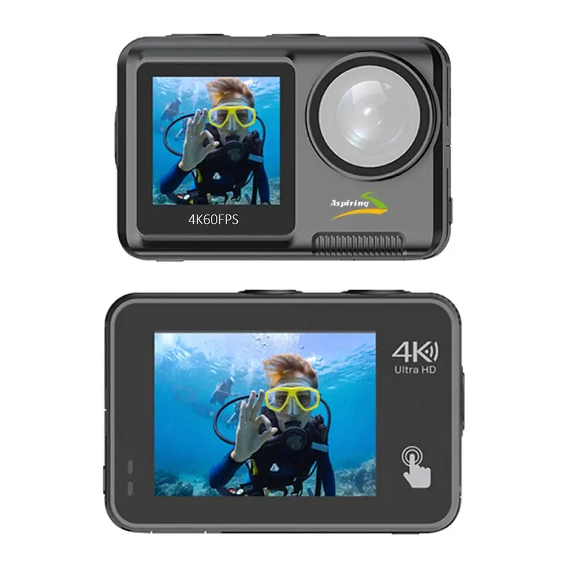 Экшн-камера Aspiring Repeat 4 Ultra HD 4K Dual Screen - фото 4
