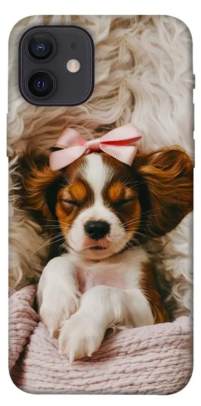 TPU чохол Demsky Sleepy spaniel для Apple iPhone 12 Pro (6.1")