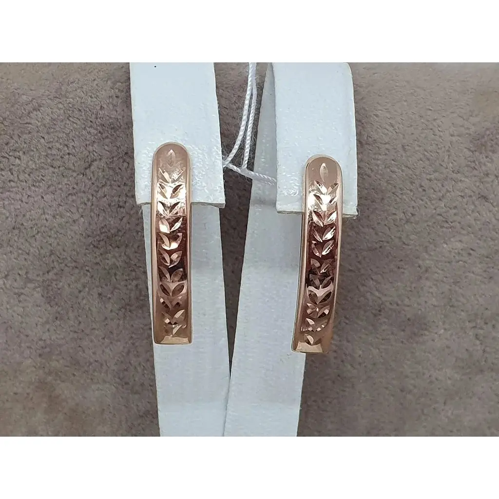 Золоті сережки Tango. 470482 - фото 4