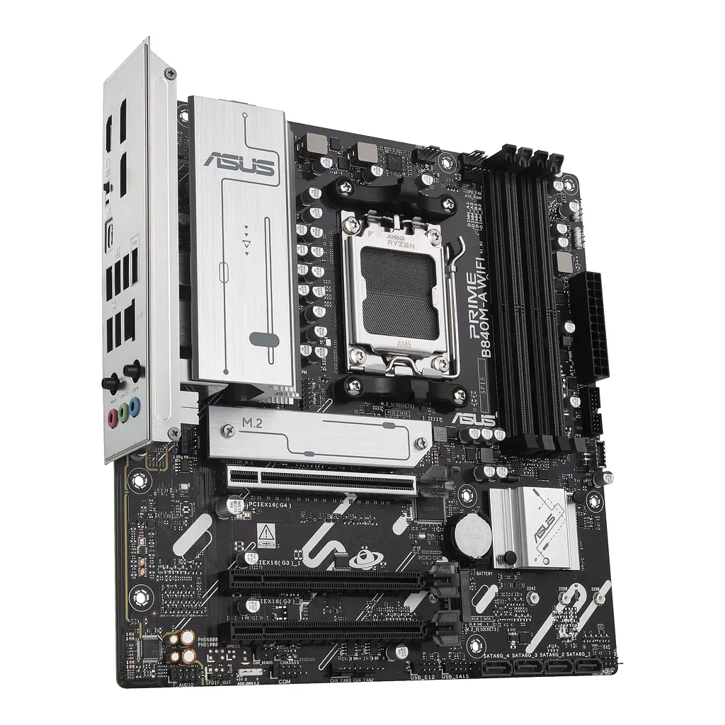 Материнская плата PRIME B840M-A WIFI sAM5 B840 4xDDR5 M.2 HDMI DP Wi-Fi BT mATX Asus teh0018975 - фото 5