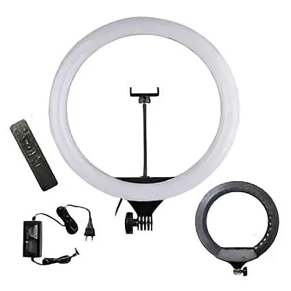 Кольцевая лампа RL-14 Soft Ring с пультом  - фото 2