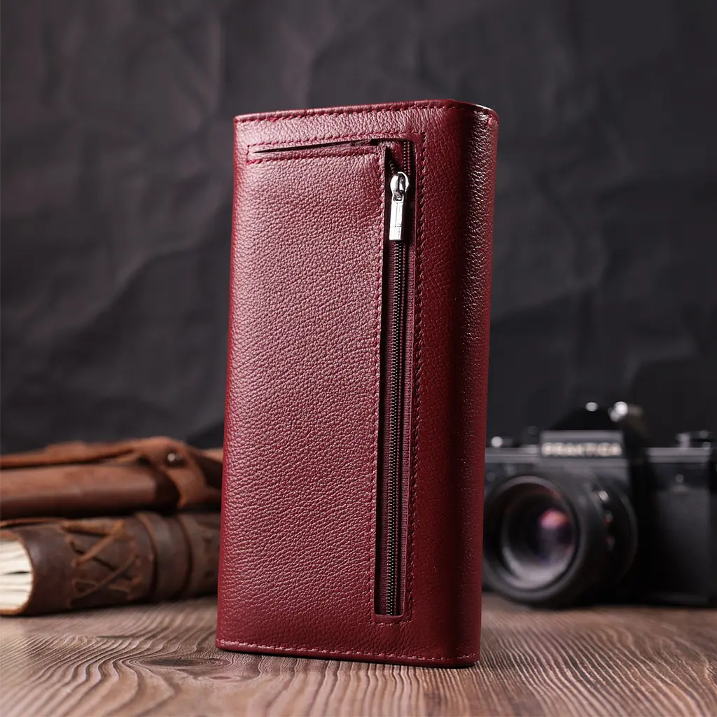 Жіночий шкіряний гаманець ST Leather 19х9.5х2 см acs0028476 - фото 7