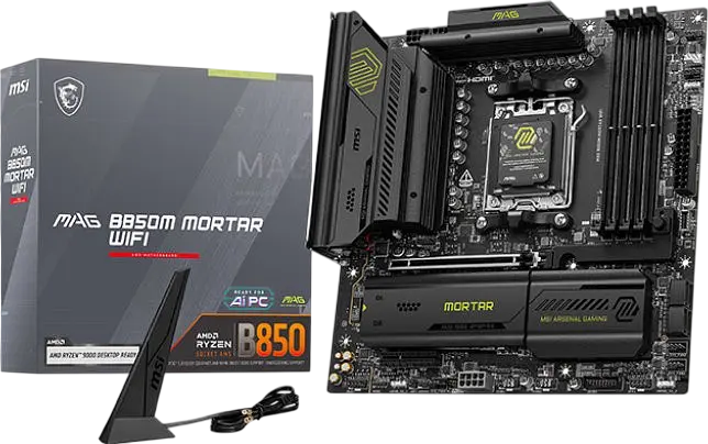 Материнская плата MSI MAG B850M Mortar WiFi Socket AM5