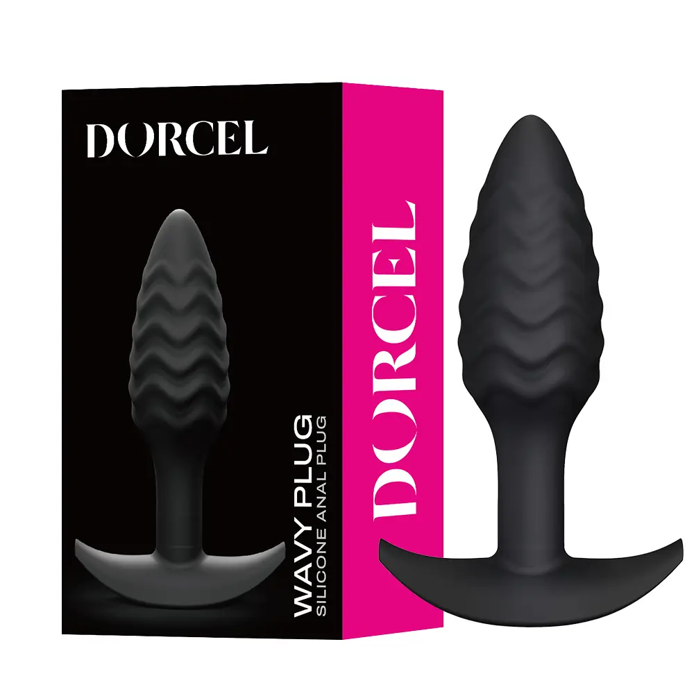 Анальная пробка Dorcel Wavy Plug 10.6 см (черный) - фото 5