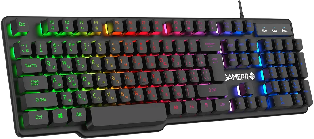 Клавіатура GamePro GK380 RGB Black - фото 4