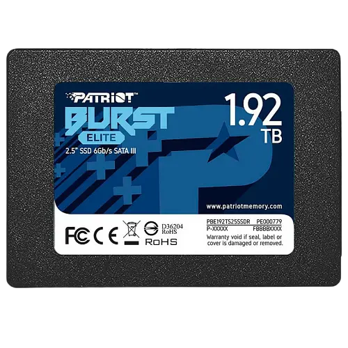SSD 2.5" накопичувач Patriot Burst Elite 1.92TB (PBE192TS25SSDR) - фото 2