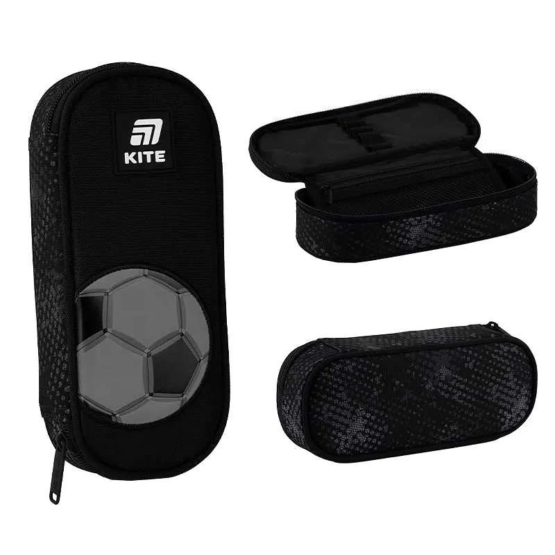 Пенал Kite Football чорний (K25-599-4) - фото 2