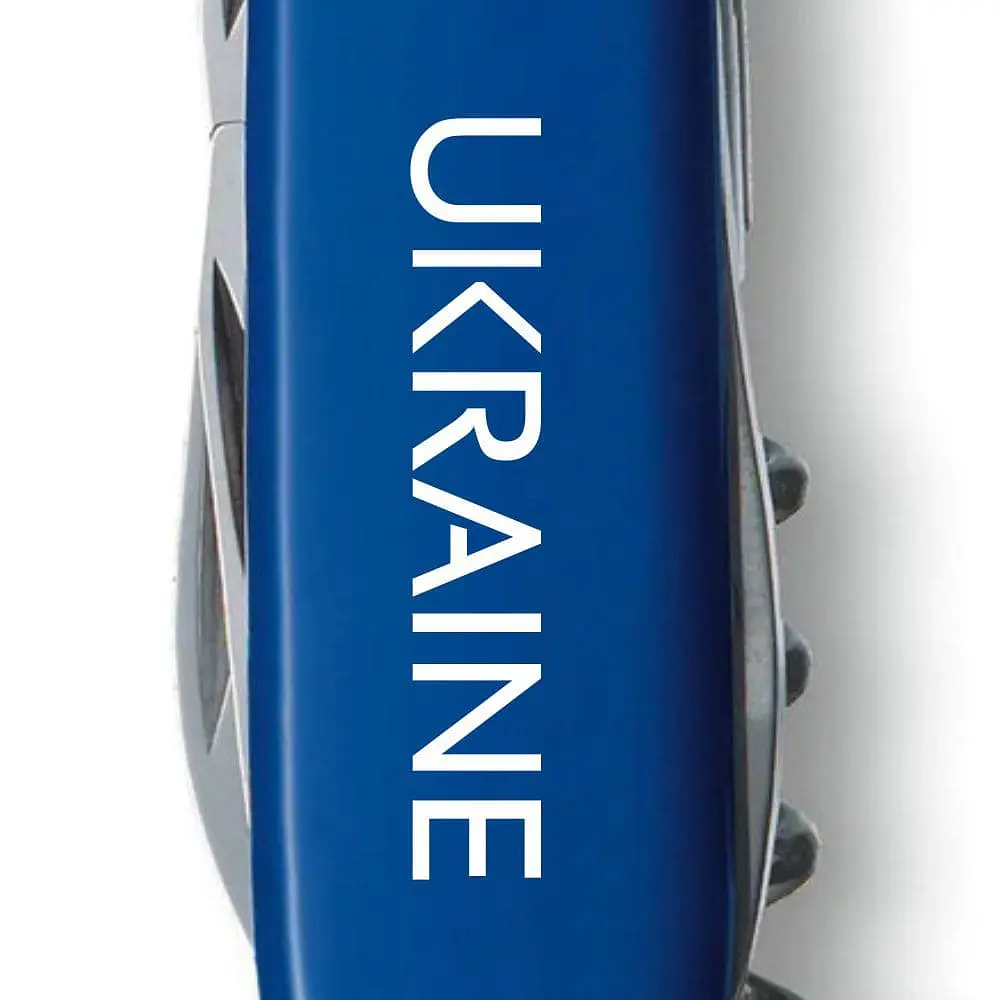Ніж Victorinox Spartan Ukraine 91мм 12функ син Ukraine біл. - фото 3