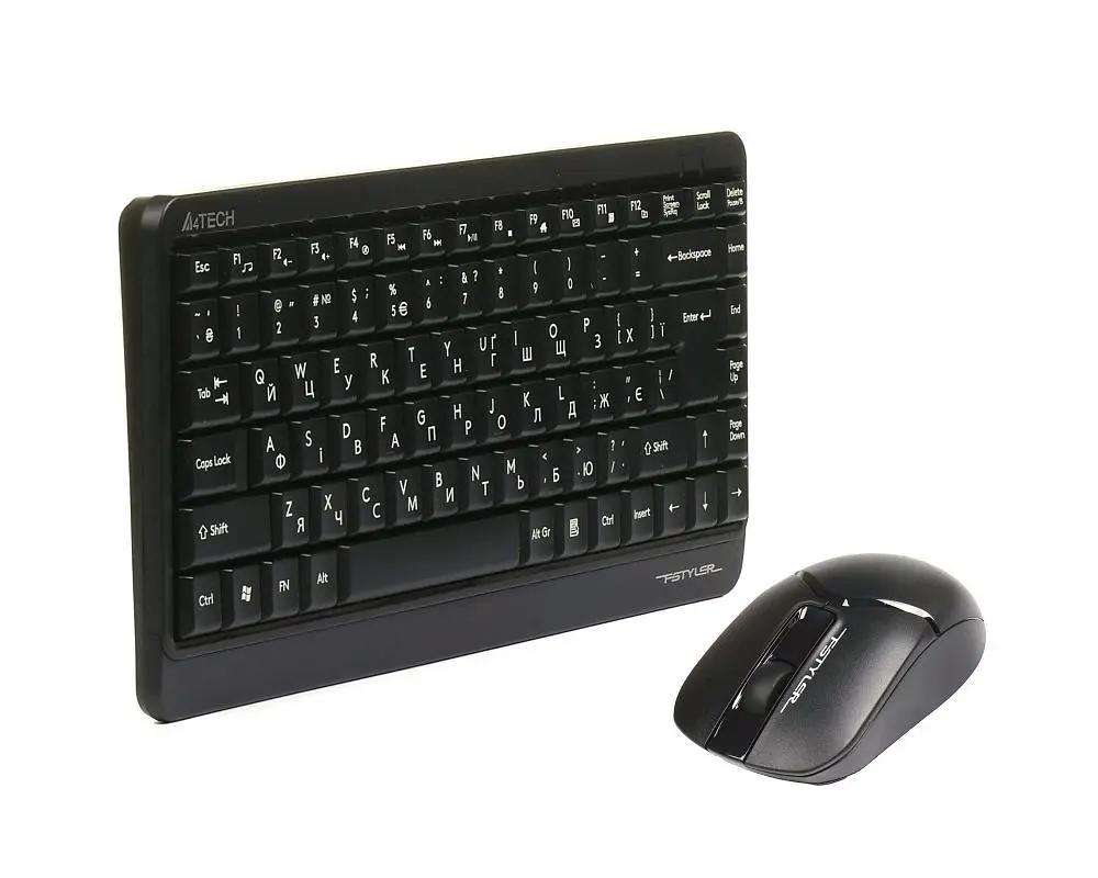 Комплект (клавиатура, мышь) беспроводной A4Tech FG1112 Black (FG1112 (Black)) - фото 7