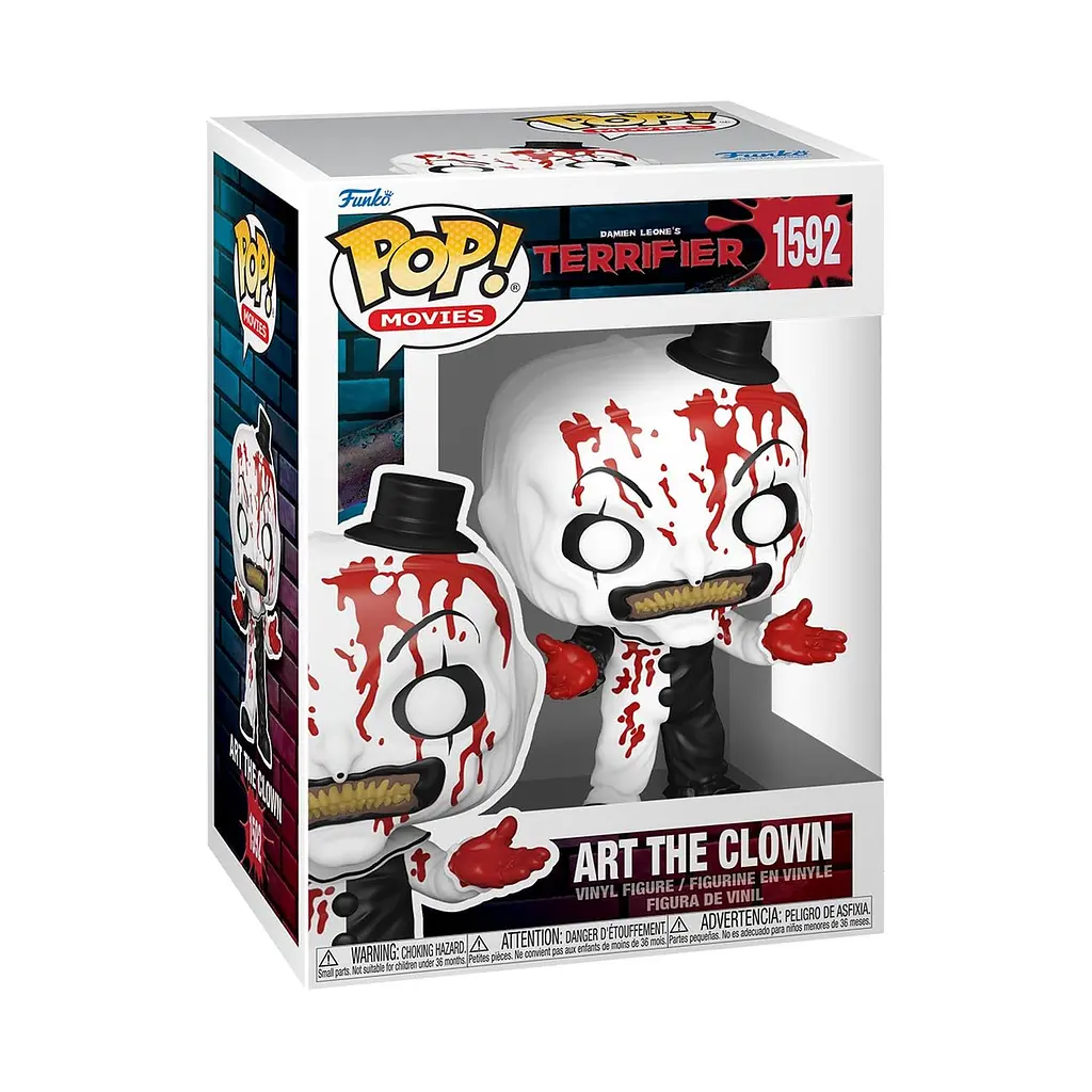 Фігурка Funko Pop Жахаючий Клоун Арт Terrifier Art the Clown with Bike 10 см FP T CA 1592 - фото 3