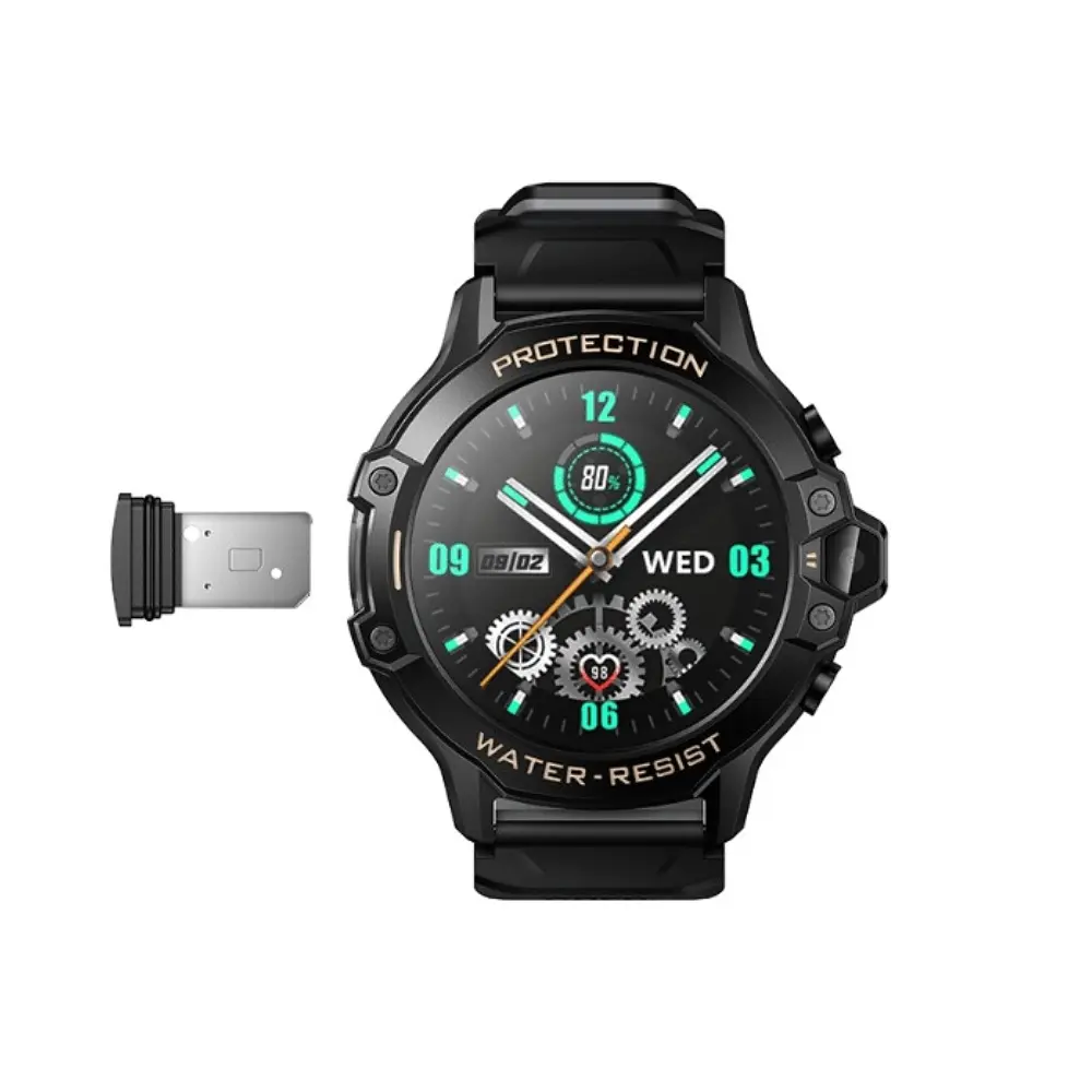 Дитячий смарт-годинник HOCO Y107 4G 32mm. 700 mAh. IP54. children phone watch black - фото 4