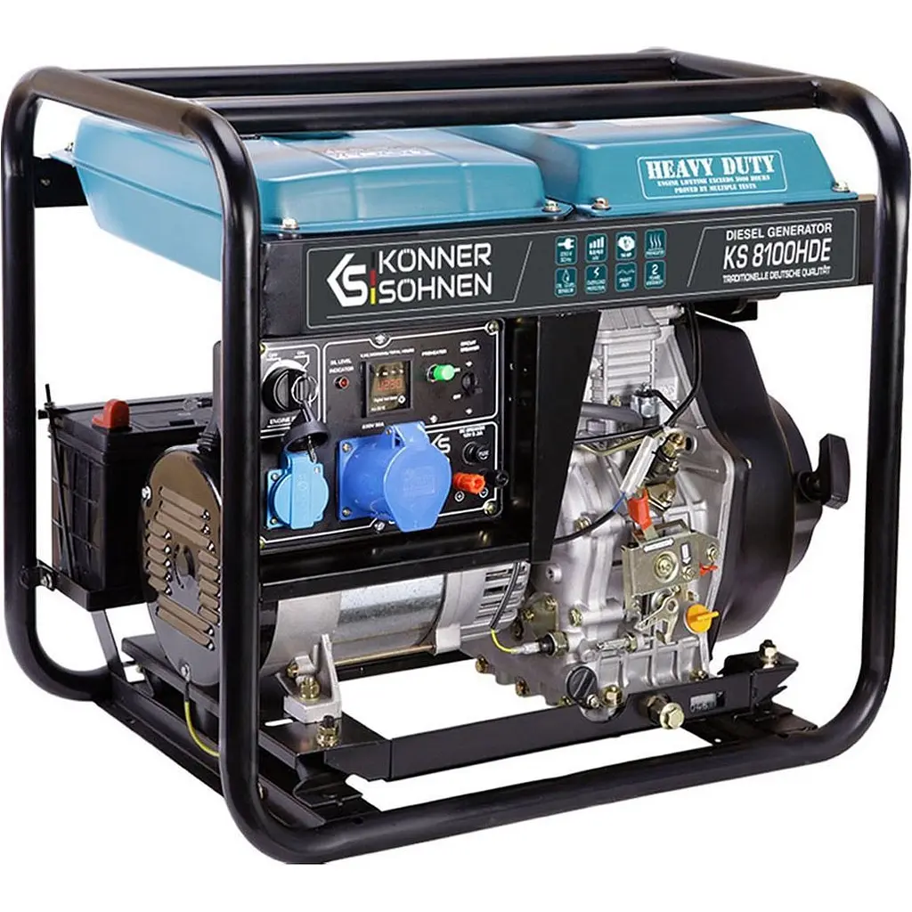 Генератор дизельний Konner&Sohnen KS 8100HDE [128990] - фото 2