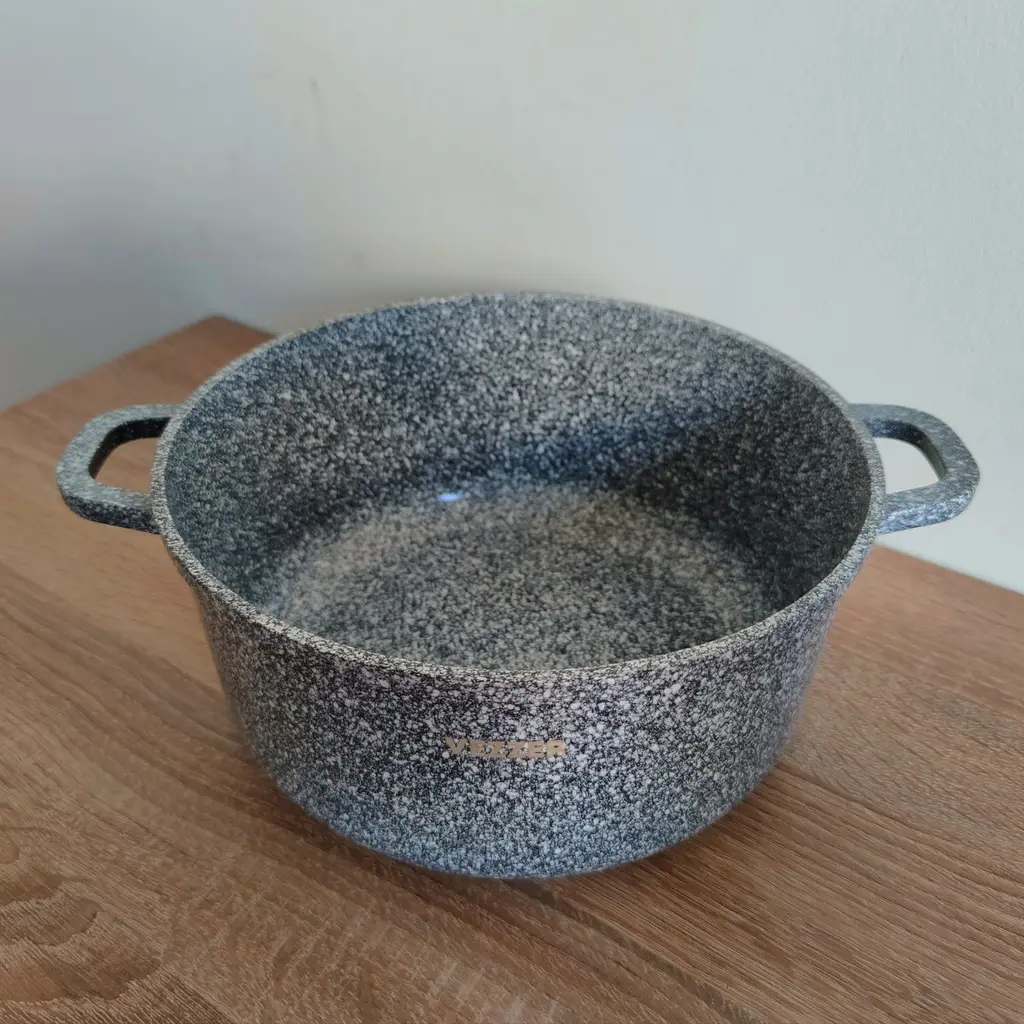 Каструля Vezzer з кришкою 24 см 4.5 л сіра (VZ8043) - фото 6